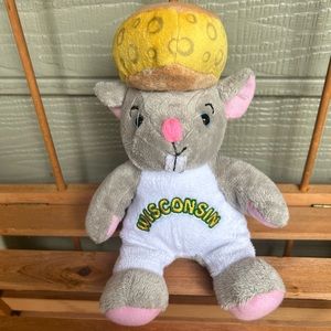 Souvies Wisconsin Cheese Mouse Plush Souvenir Stuffed Animal